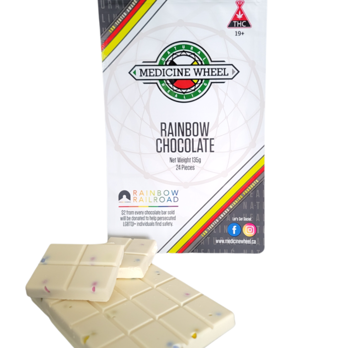 Medicine Wheel Rainbow Chocolate Bar