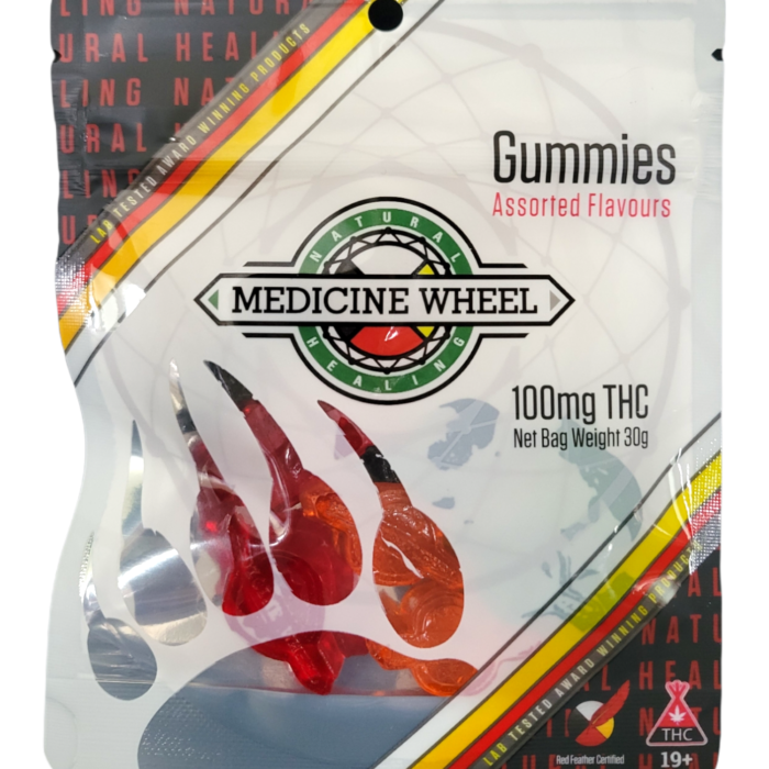 Medicine Wheel - *NEW MICRODOSE* Assorted Gummies 100mg - 5mg each! (THREE FOR $30)