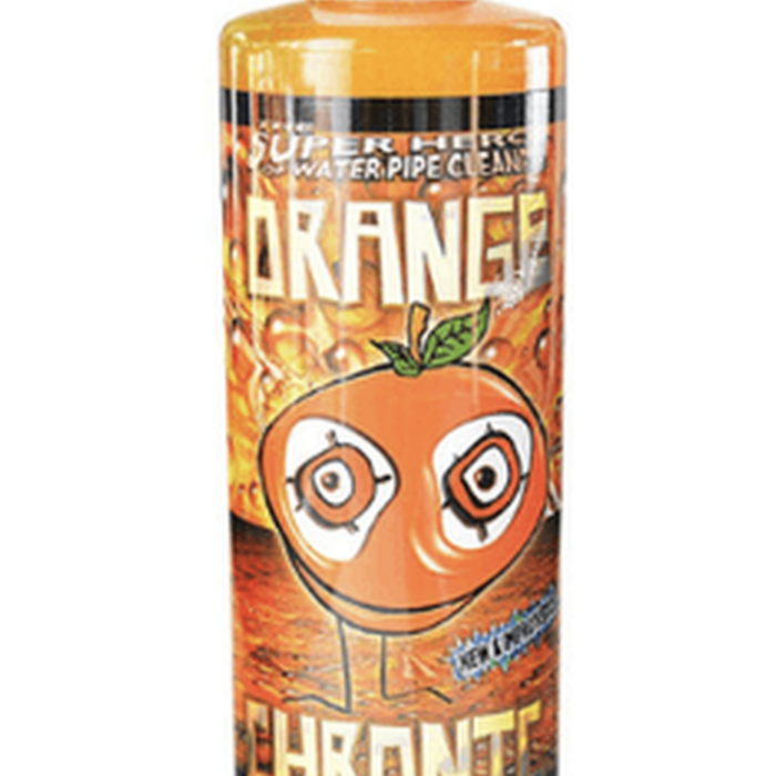 Orange Chronic Bong Cleaner Super Hero 16Oz